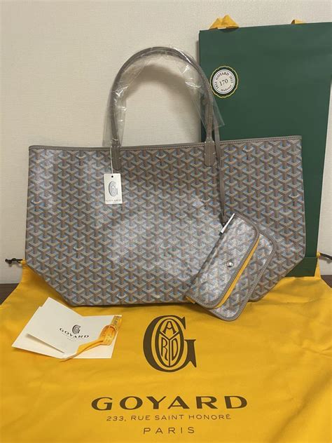 Goyard Saint Louis GM Tragetasche mit Tasche Leinen Leder 